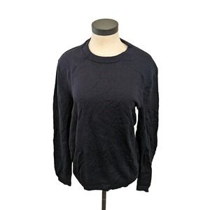 Banana Republic NEW Baruffa Merino Wool Women's Sweater Crewneck Size M Blue